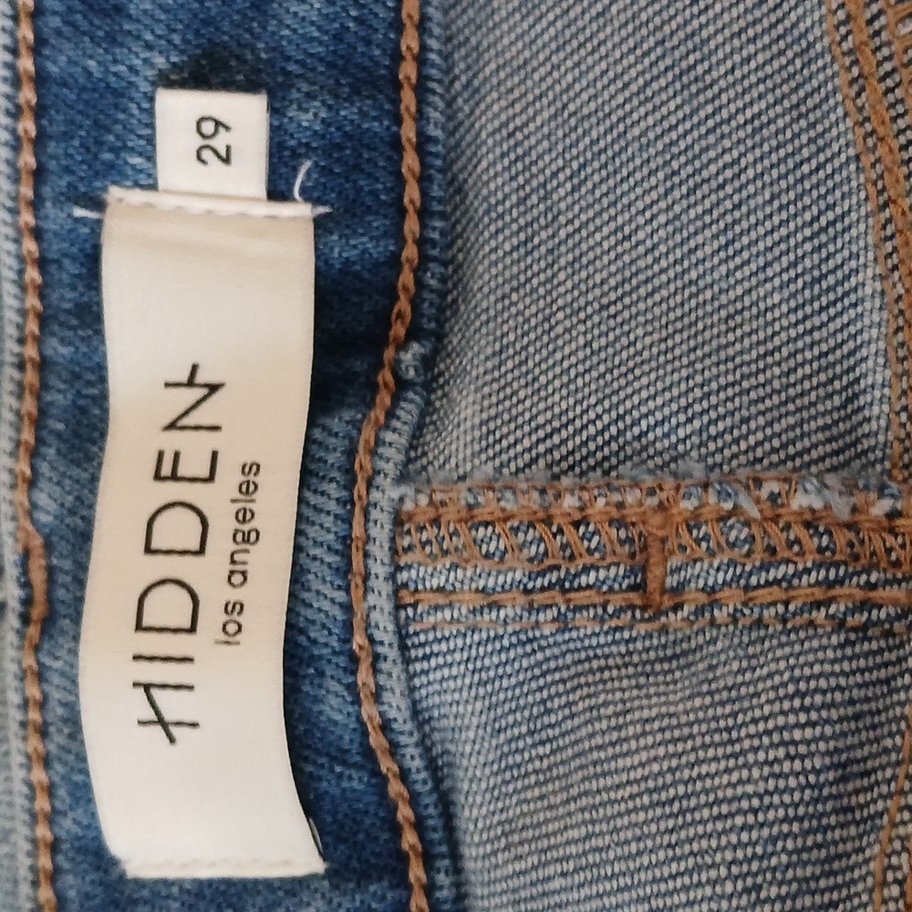 HIDDEN Los Angeles Tracey Cargo Straight Stretch Jean - Picture 6 of 7